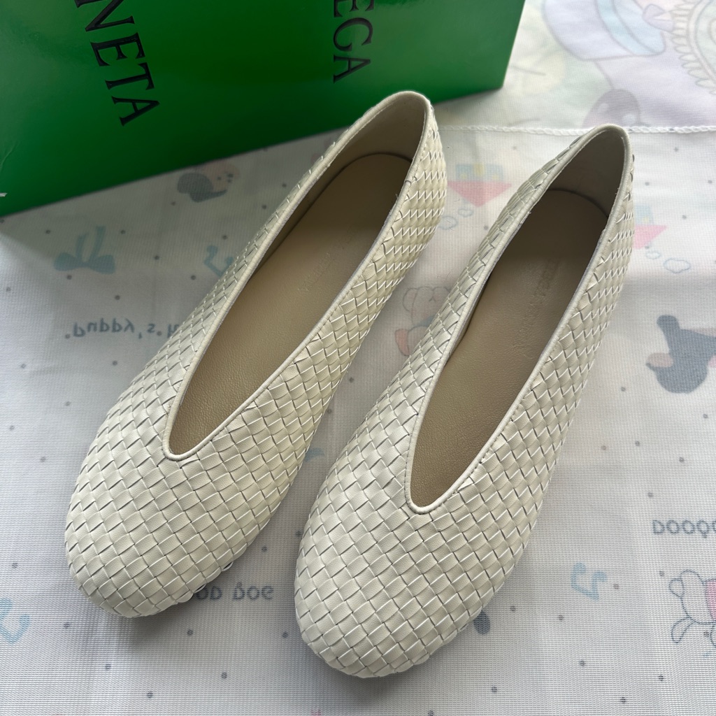 Bottega Veneta Woven Ballet Flats